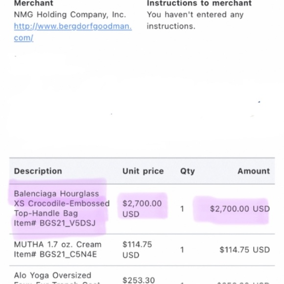 *AUTHENTIC* BALENCIAGA
HOURGLASS | XS | HANDBAG CROCODILE EMBOSSED | PINK - Picture 4 of 11